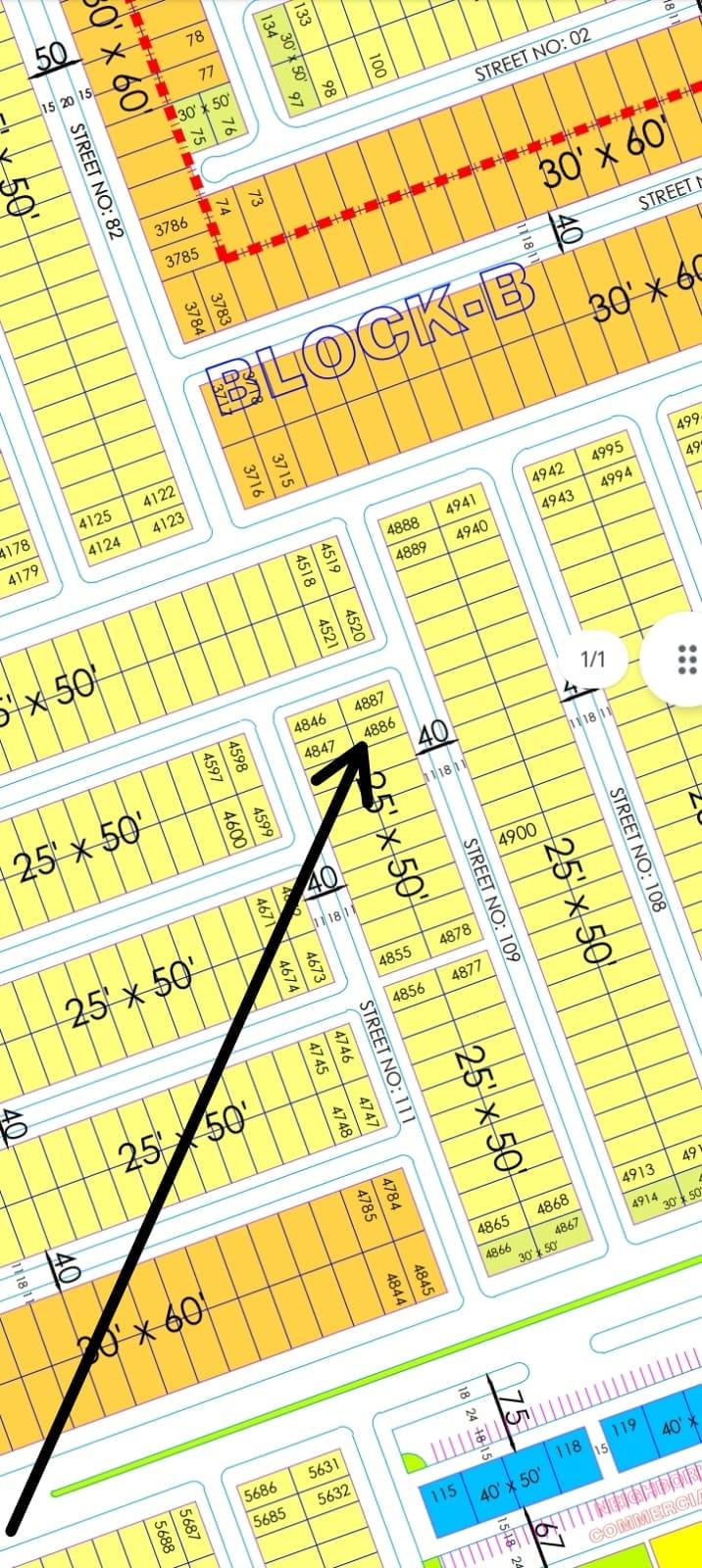 Faisal Hills Block B Possession Plot for Sale – 7100 to 7200 Series